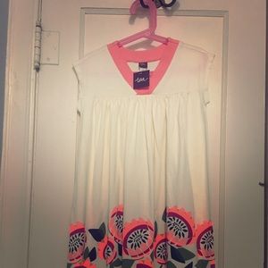 Tea Collection Cream flower dress.